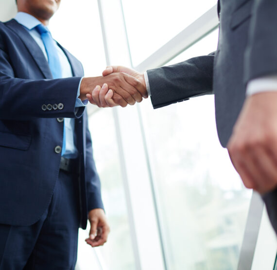 Handshake of partners Handshake of partners